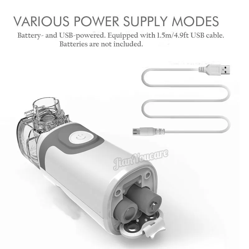Портативный ручной ингалятор JianYouCare небулайзер с сеткой бесшумный Ингалятор для