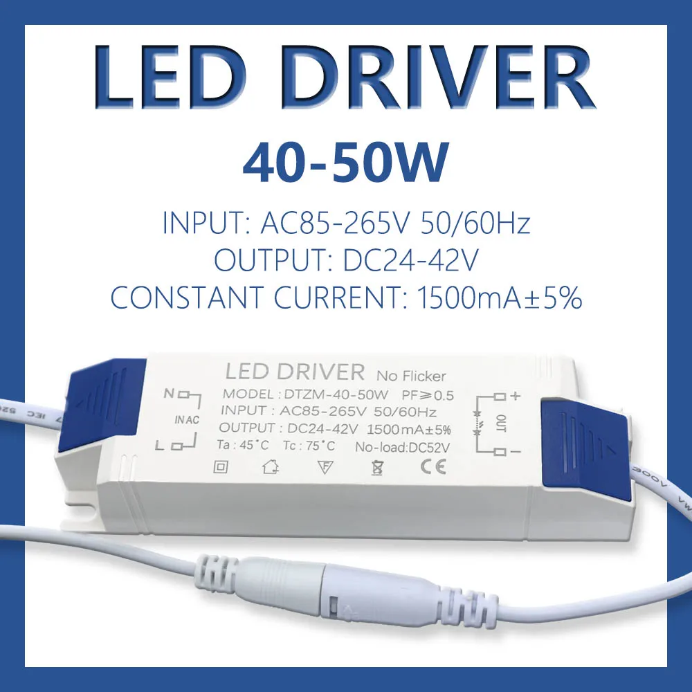 

Трансформатор освещения DT&ZM 40-50Вт DC24-42V