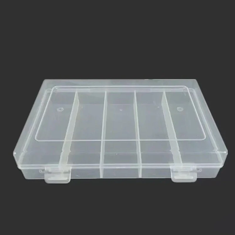

Plastic Jewelry Boxes Storage Case Plastic Tool Box Clear Round Coin Cases Capsules Container Holder Organizer Storage Wholesale