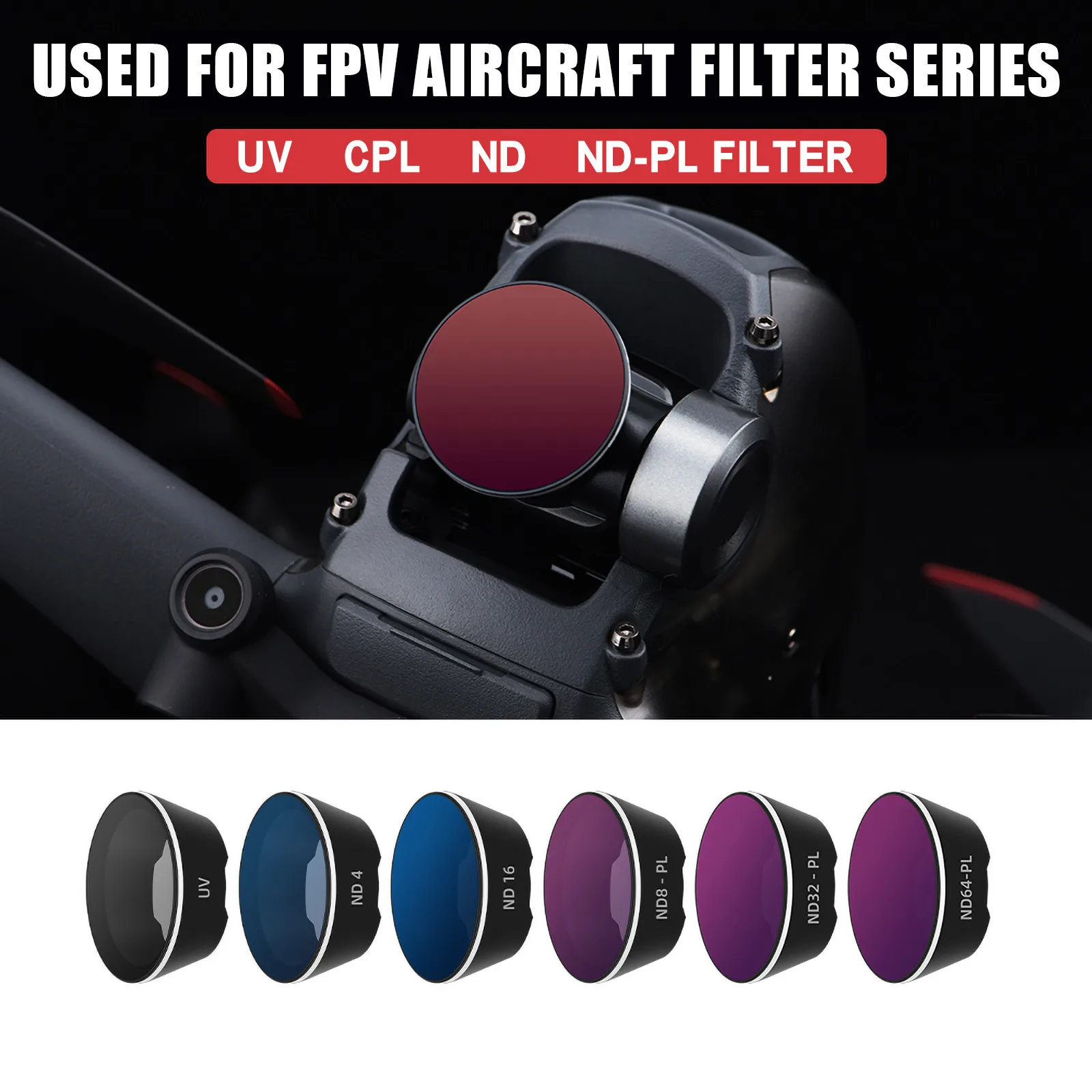 

Mini Drone for Kids with Camera accessories lens CPL ND8 Combo drone Filter FPV for filter Camera Drone Accessories