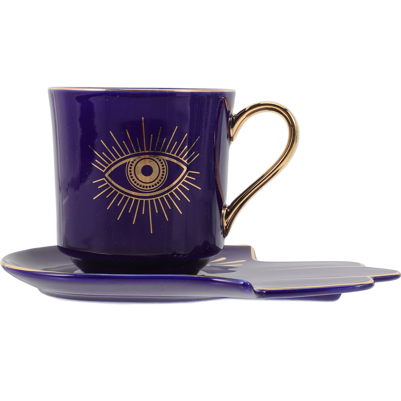 

Cup Coffee Cups Mug Ceramic Tea Eye Mugs Porcelain Evil Espresso Turkish Saucers Eyescereal Drinking Water Latte Godstyle