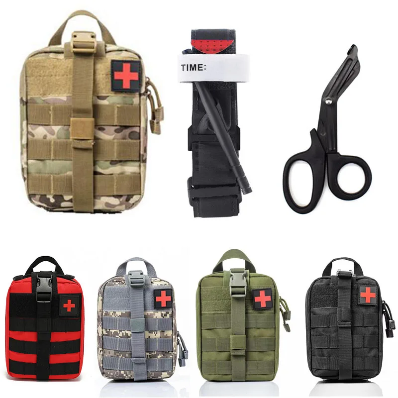 Tactical Molle First Aid Kits Medical Bag Military EDC Pouch Waist Bag IFAK Bag Tourniquet Pouch Survival Camping Hunting Pack