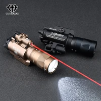 tactical x400 x400v surefir red laser white scout light 370lumens led constant momentary strobe weaponlight for glock 17