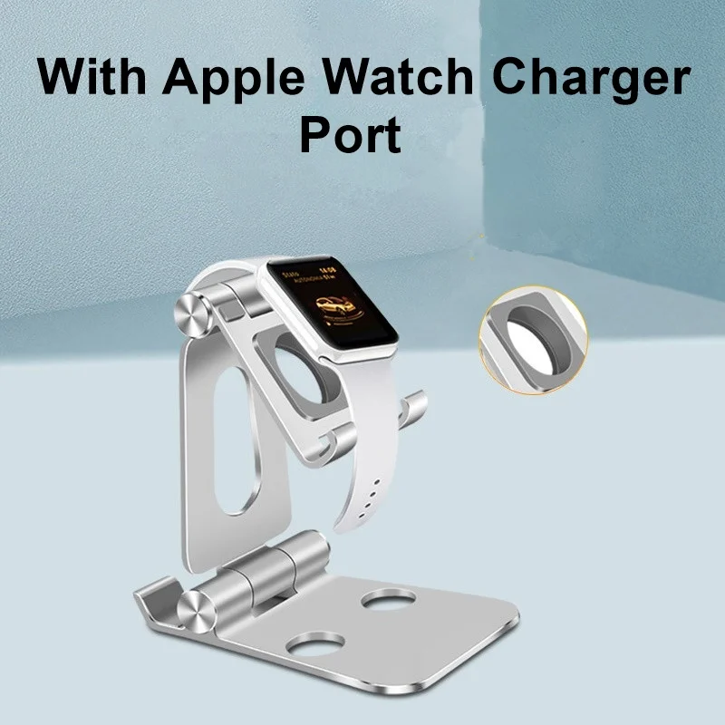 tongdaytech 2in1 desk phone holder stand for iphone 12 11 pro max tablet metal foldable phone stand soporte para telefono movil free global shipping