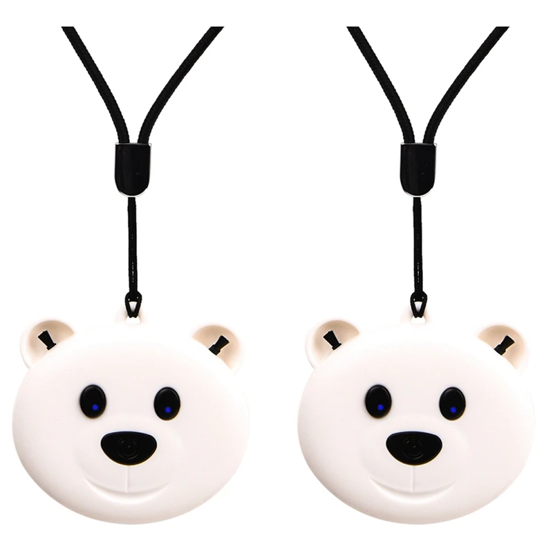 

2X Air Purifier Personal Wearable Portable Car Oxygen Bar 200MAH Battery Negative Ion Hanging Neck Air Purifier White
