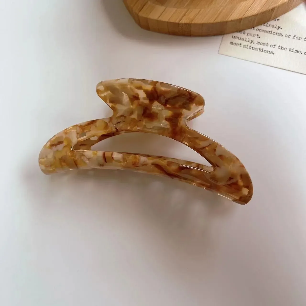 Заколки для волос BYL Retro Series Moon ацетатные заколки классический цвет полукруглые