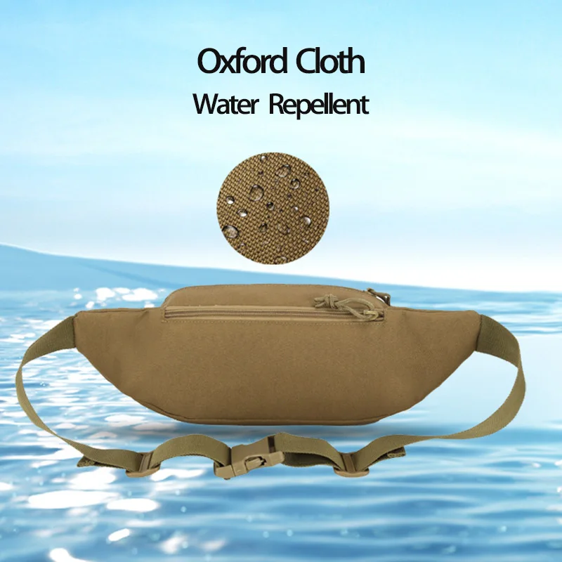 Sports Running Waist Bag Women Pocket Phone Bag Small Gym Bag Nature Hike Tactical Belt Bag Men Shoulder Purse Camping Equipment