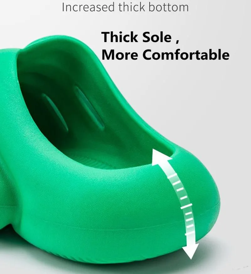 Women Platform Slippers Home Summer Shoes Women's Sandals One-piece EVA Close Toe Lovers Indoor Slipper Female Male Beach Slides