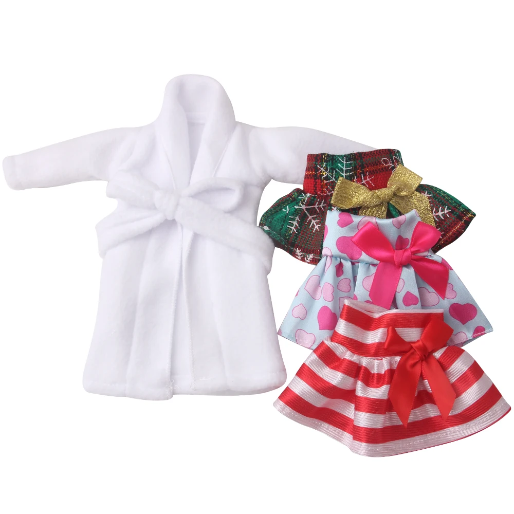 Рождественская Кукла Одежда эльф аксессуары лалафан пижамы спальный мешок