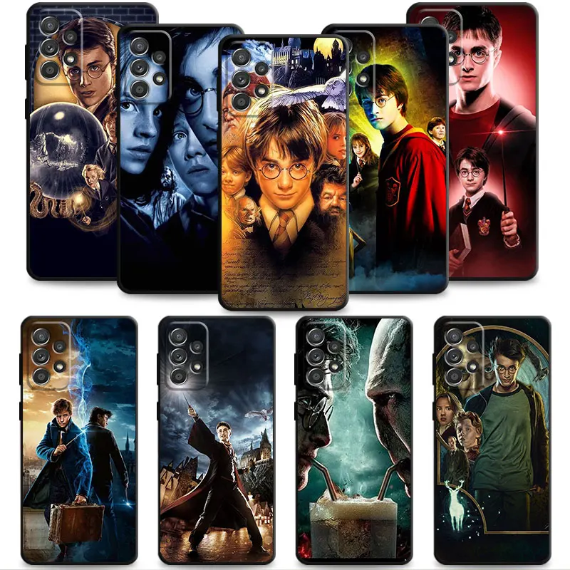 

Phone Case For Samsung Galaxy A52s A73 A72 A53 A33 A32 A22 A21s A12 A31 A51 A52 A71 A41 A23 A11 Capa Harries Potters Hogwarts