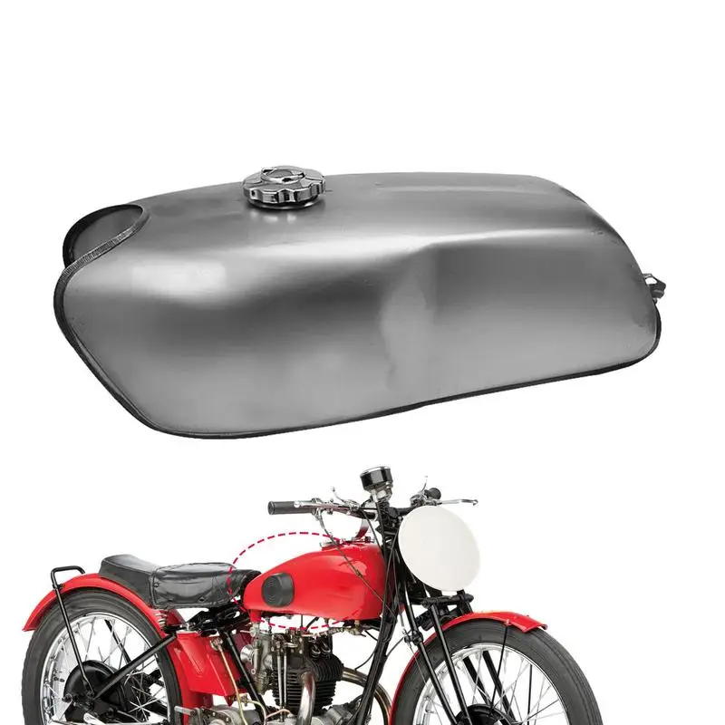 

Motorcycle Petro Oil Metal Box Fuel Tank Traditional Bike Fuel Tanks 9L Petrol Filling Tanks Accessorid For Motorcycles CG125