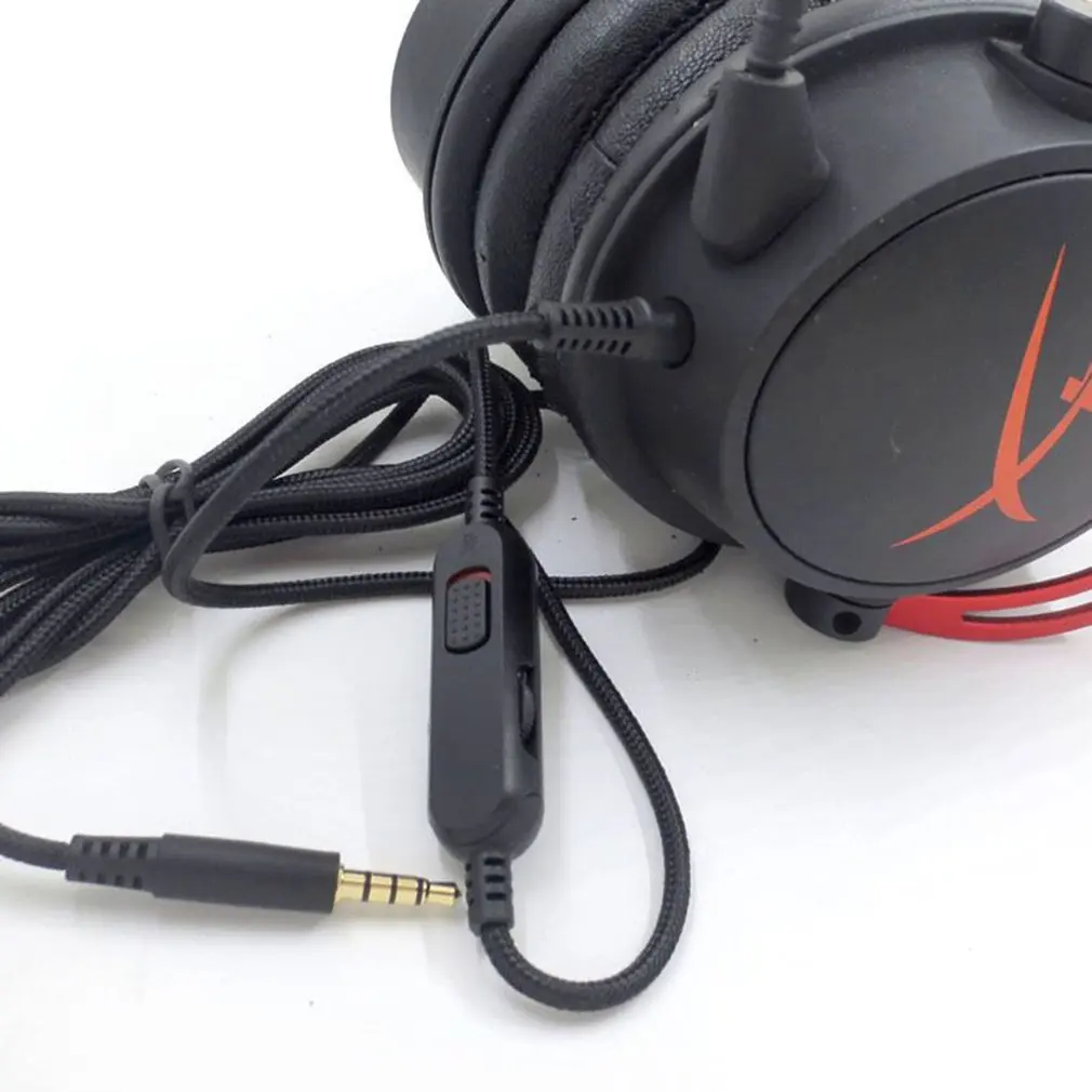 

Portable Audio Cable Headphone Cable Audio Cord Line for HyperX Cloud Mix Cloud Alpha Gaming Headsets Accessories