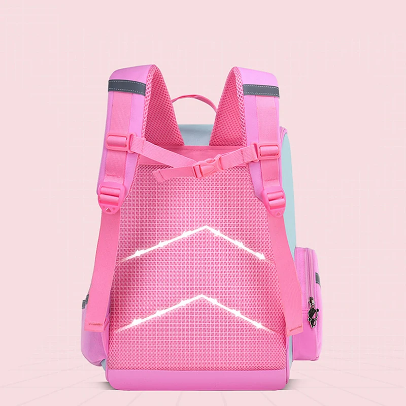 Primary School Students Backpack 3D Cartoon Children's Schoolbag New Kindergarten Bag for Girls Boy Cute Rainbow Mochila Escolar |