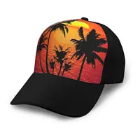 Trucker Cap Fashion All-match Baseball Cap for Men or Women Landscape Pastoral Style Outdoor Sunshade Sun Hat