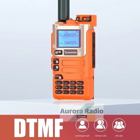 Quansheng UV-K5(8) оранжевая портативная рация 50-600 МГц