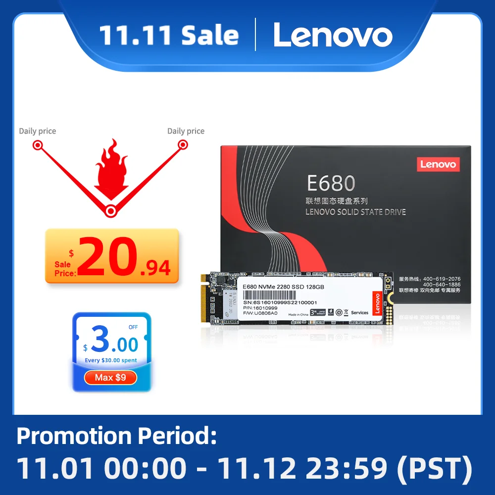  Lenovo SSD M2 1TB Ssd NVMe