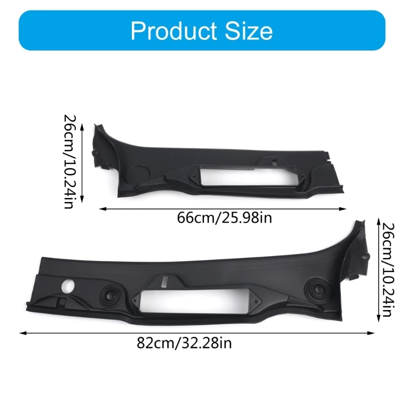 X6HF автомобильный передний стеклоочиститель боковая крышка капота накладки