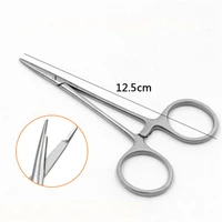 tiangong stainless steel 12 5cm needle holder double eyelid embedding surgical tools with needle scissors needle holder needle c