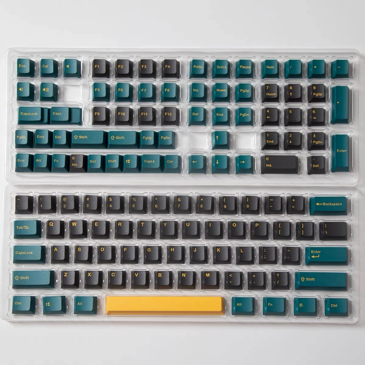 Фото 127-клавишные колпачки для клавиш Marrs Green GMK OEM-профиль Double Shot PBT Keycap для MX Switch Механическая клавиатура DYE Сублимационные колпачки для клавиш №3