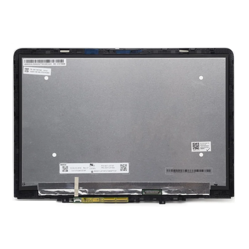 Фото Новый 12,2-дюймовый сенсорный ЖК-экран 1920x1200 с рамкой для Lenovo 500w Yoga Gen4 5D11J37203 SD11J37197 N122JCA-ENK Замена №3