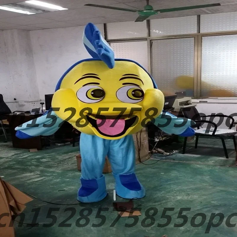 Clownfish Mascot Costume Cartoon Fish Mascotter Cosplay Costumes for Adults Advertisement Mask Party Birthday Event Halloween