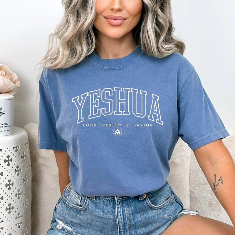 Женские футболки Yeshua из хлопка