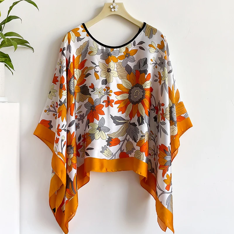 2024 Роскошный Шелковый Шарф 110x110 См. Дизайнерский Пуловер С Принтом На Голове.