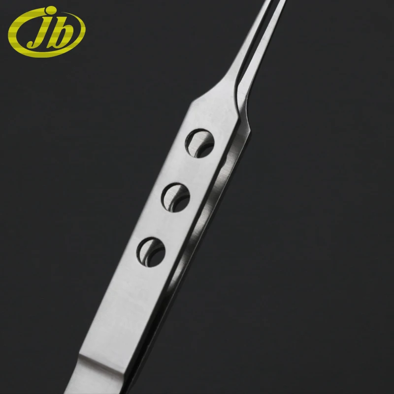 Ophthalmic forceps 10.5cm stainless steel ophthalmic instruments medical surgical 0.4mm straight toothed