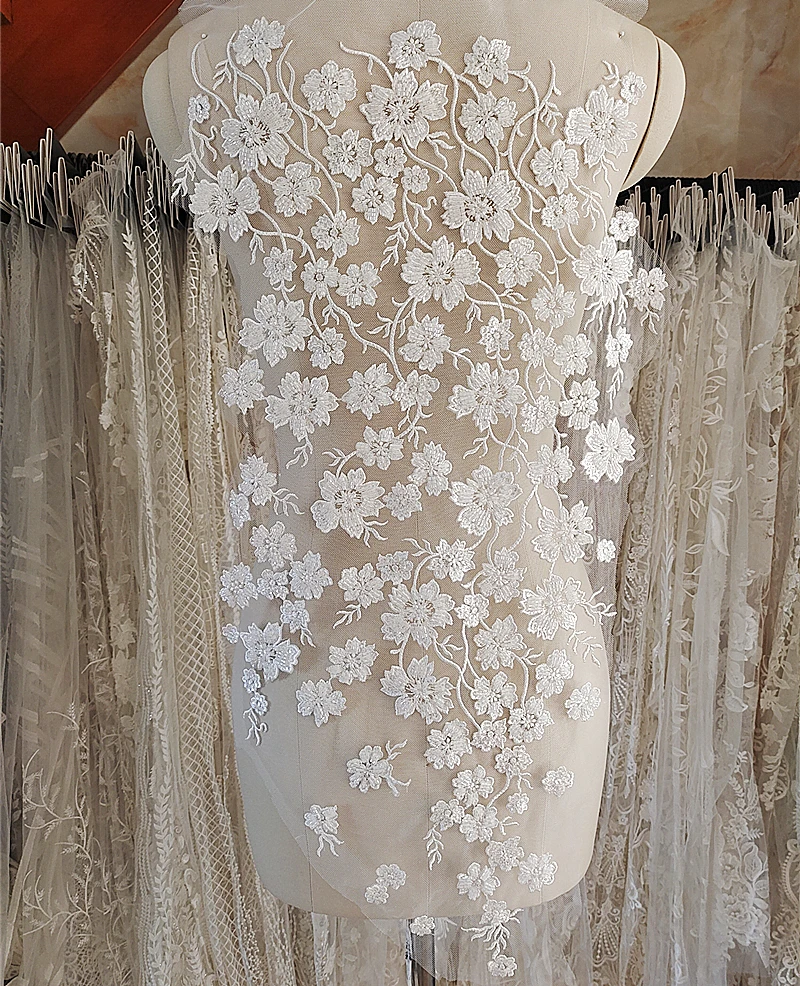 Новое свадебное платье для тяжелой промышленности окна двери занавески сетчатая