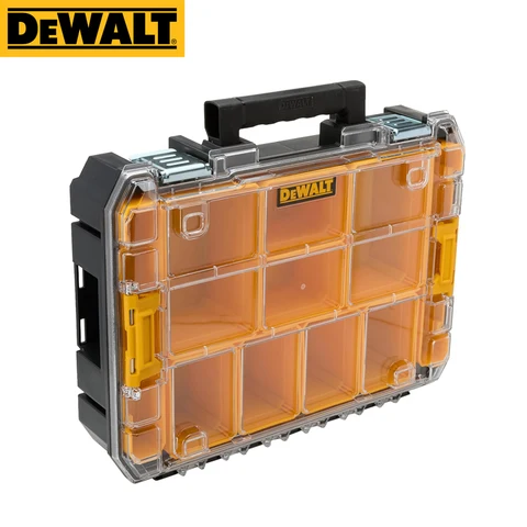 DEWALT ‎ DWST82968 TSTAK IP54 Органайзер Водонепроницаемый пылезащитный портативный штабелируемый прозрачный ящик для хранения аксессуаров для инструментов