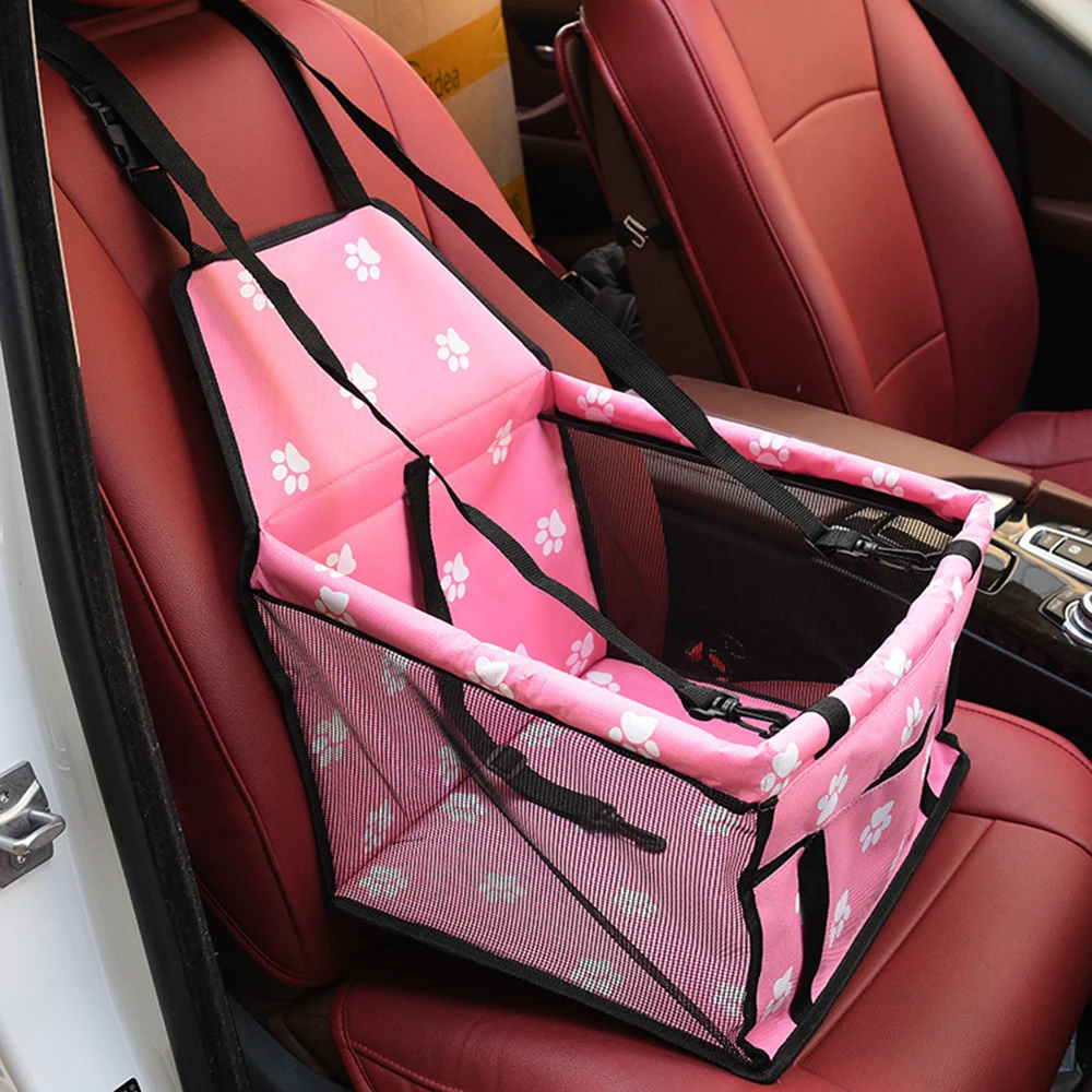 

New Double Thick Travel Accessories Mesh Hanging Bags Folding Pet Supplies Waterproof Dog Mat Blanket Safety Pet Car Seat Bag