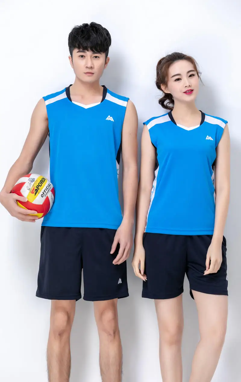 Custom Volleyball Shirt +Shorts Suit Men and Women Summer DIY Breathable Sleeveless Volleyball Shirts Team Sportswear Clothes