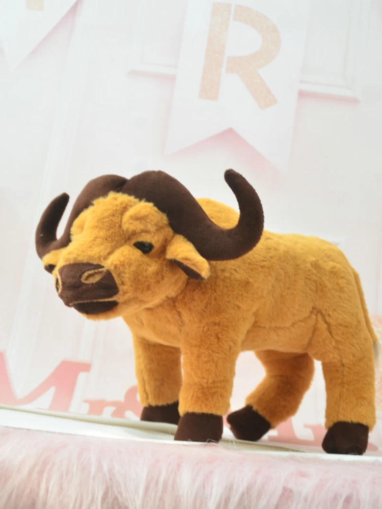 Детская милая плюшевая игрушка в виде быка диаметром 35 см кукла Успокаивающая