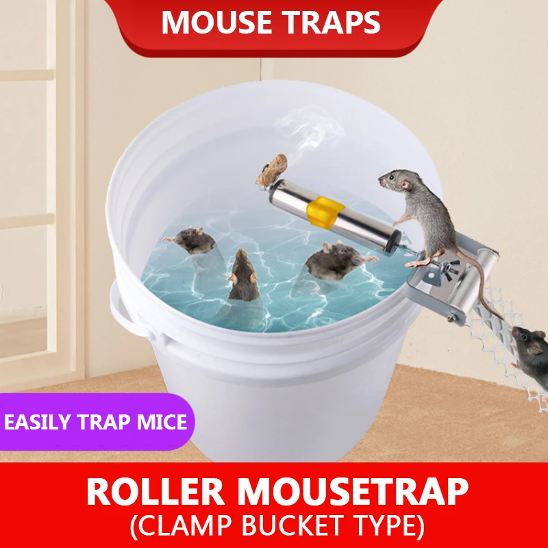 

Seesaw Mousetrap Infinite Loop Using Rodent Killer Household Wooden Mousetrap Bucket Continuous Mousetrap Tool Pest Control