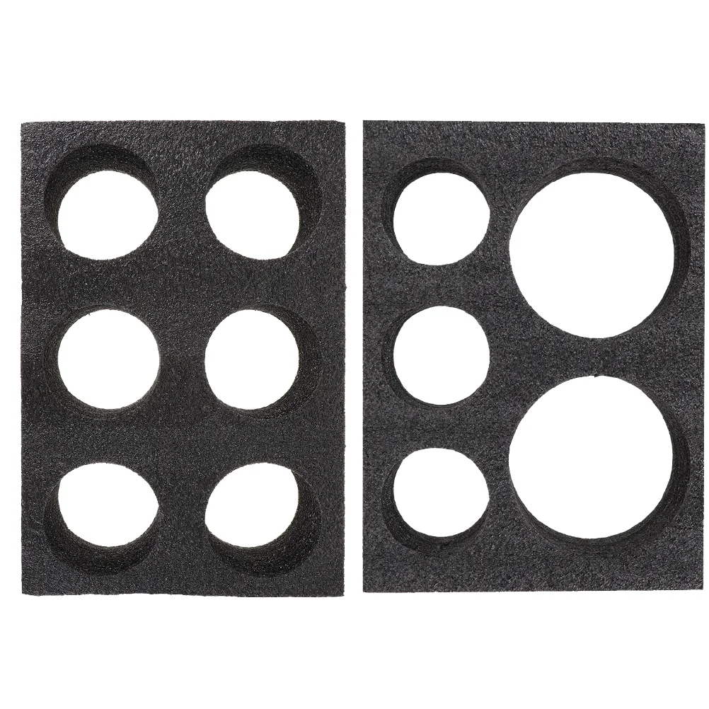 

2 Pcs Pearl Cotton Cup Holder Tray Fixing Paper Food Packing Takeout Coffee Convenient Portable Drink Carrier Drinks Milk Tea
