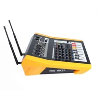 best quality mini interface audio power amplifier mixer console 500 watts 4 6 channel wireless microphone for speaker