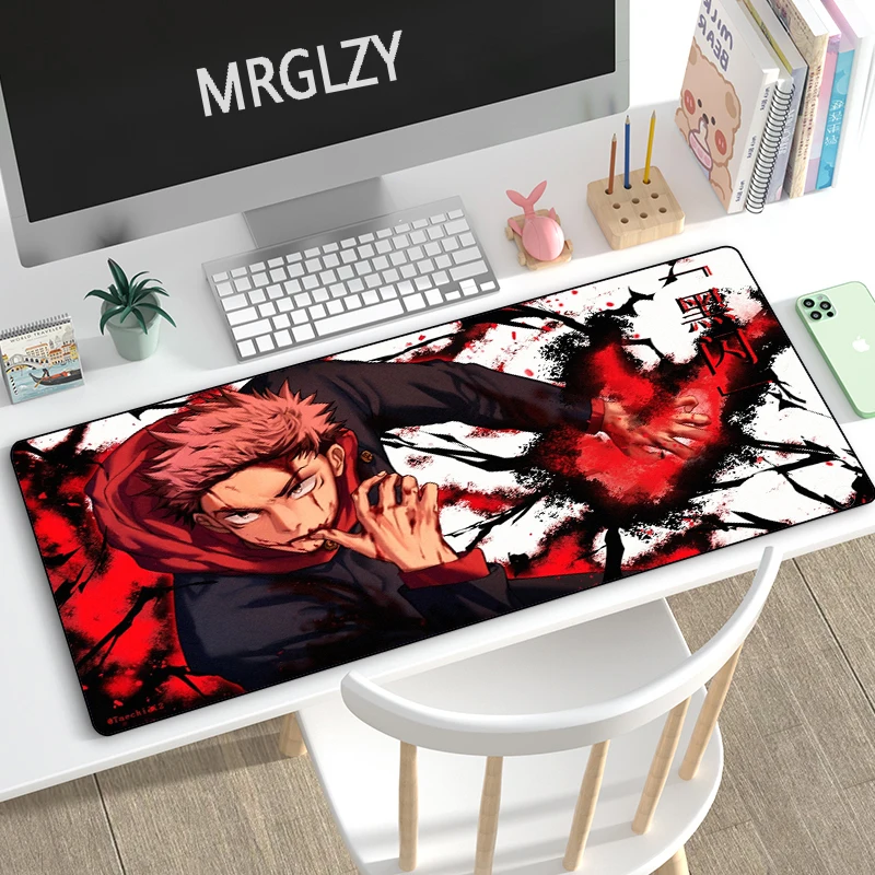 

MRGLZY Drop Shipping 40*90CM Jujutsu Kaisen Large Mouse Pad Itadori Yuji MousePad Computer Gaming Peripheral Accessories DeskMat