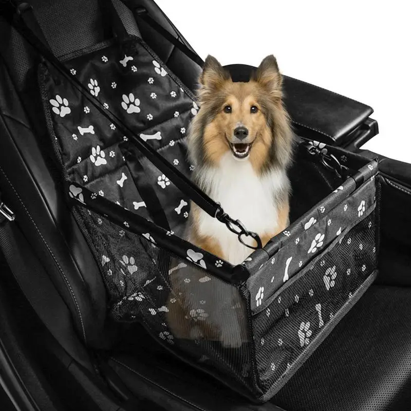 

Car Seat For Dogs Dog Carriers For Small Dogs With Air Mesh Dog Car Seat Travel Carrier Doggie Booster Cage Oxford Breathable