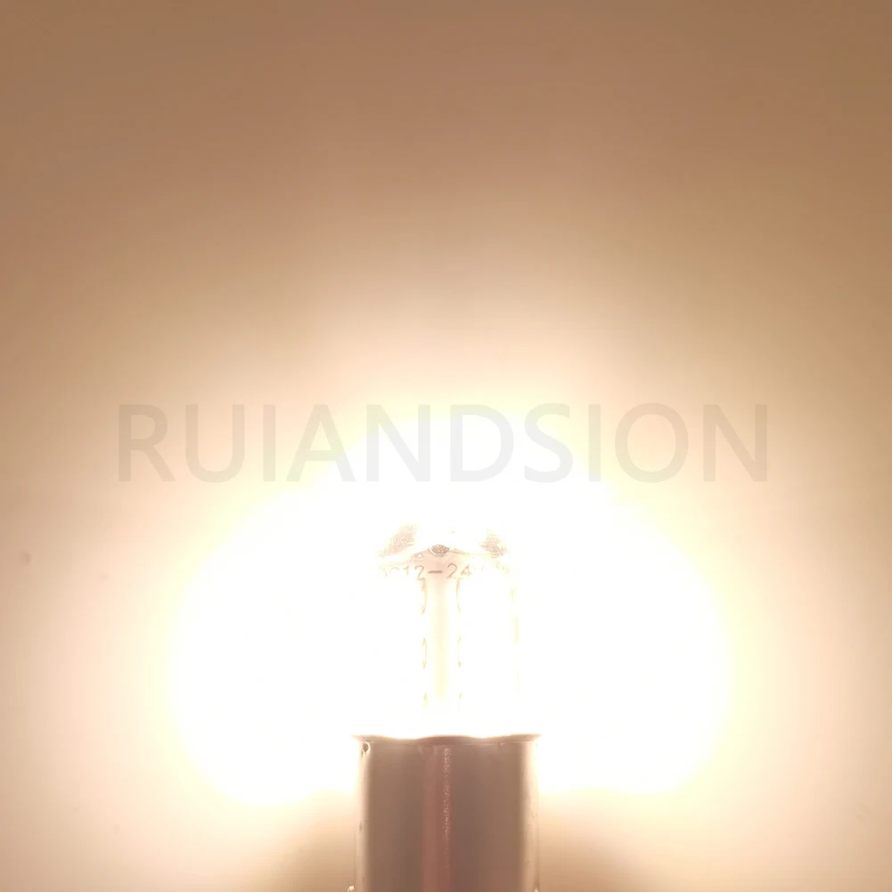 

Ruiandsion 2 шт. 3W 1156 Ba15s Ba15d светодиодные указатели поворота фары дальнего света P21W 12V 24V для автомобиля, лодки, морского автофургона, теплый белый