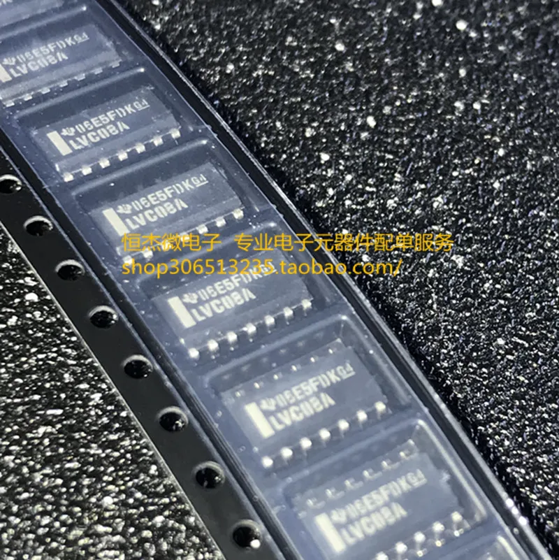 

10PCS/TI imported original SN74LVC08ADR silk screen LVC08A SOP14 positive and door Texas Instruments