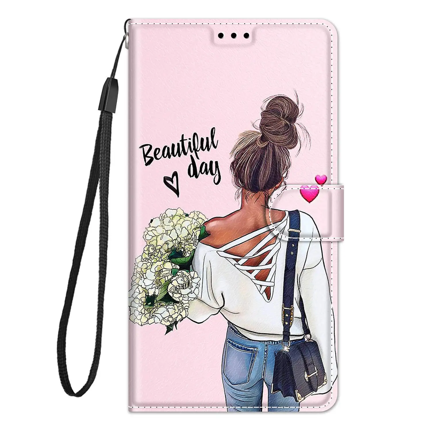 Etui Flip Leather Phone Case For Samsung Galaxy S7 S8 S9 S10 Plus S20 FE S21 Ultra Wallet Card Holder Stand Book Cover Fundas