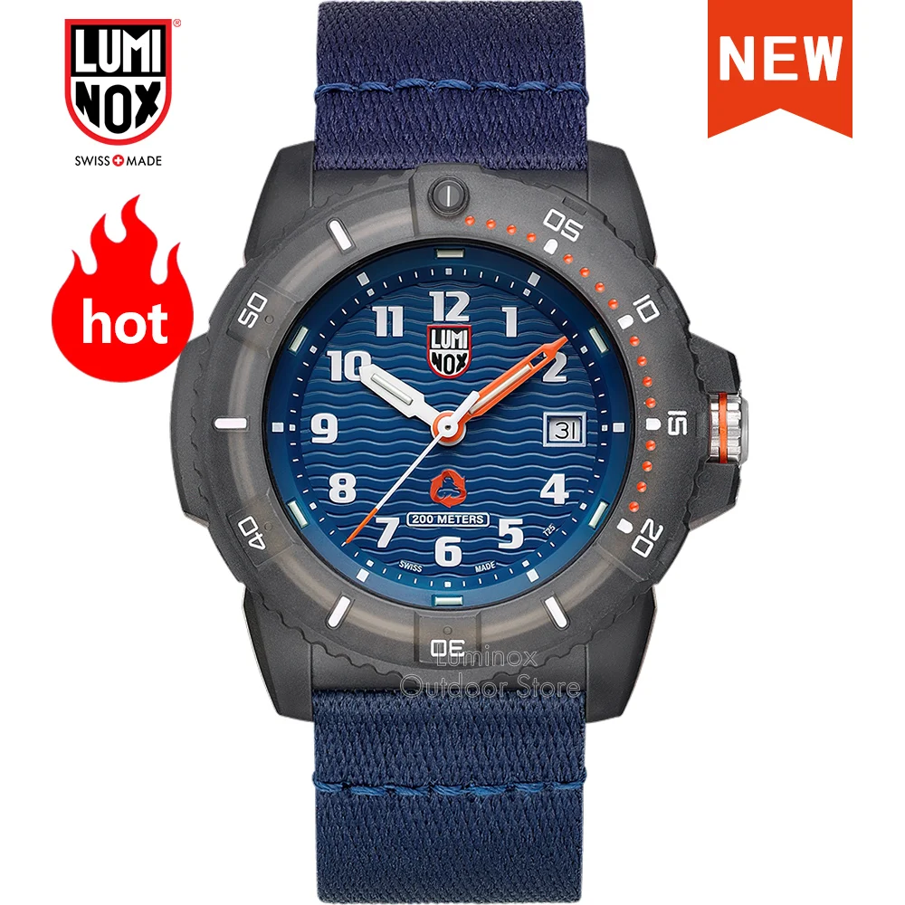 

Luminox TIDE marine environmental protection material men's quartz watch 200 meters waterproof with luminous