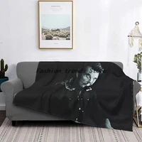 johnny hallyday blanket fleece decoration star breathable soft throw blankets for bed office plush thin quilt