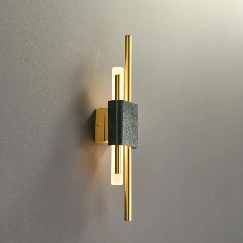 

LED Wall Lamps Designer Modern Villa Luxurious Room Lighting creative minimalist marble metal villa aisle Home Decoration lights