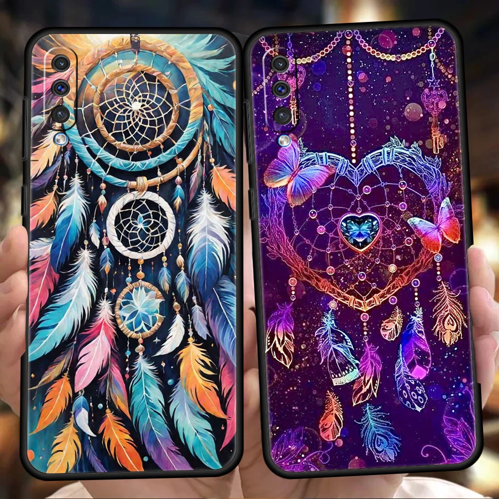 Фото Чехол для телефона Mandala Dreamcatcher для Samsung Galaxy A54 A42 A34 A24 A22 A16 A14 A12 A02 A03 A70 A50 A40 A30 A20 5G Soft TPU Shell №1
