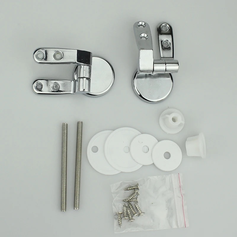 

Stainless Steel Seat Hinge Flush Toilet Cover Mounting Connector Toilet Lid Hinge Parts Mounting Fittings Replacement Bidet