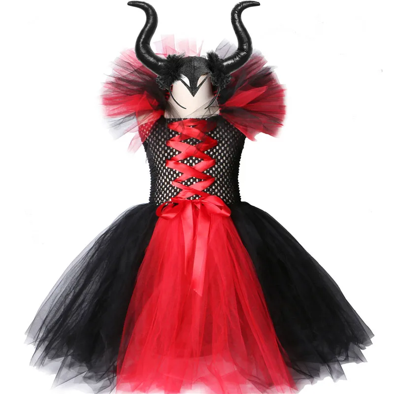 

Детский костюм на Хэллоуин, костюм ведьмы, королевы, костюм для выступлений, новое вечернее платье для маленьких девочек, нарядное платье пр...