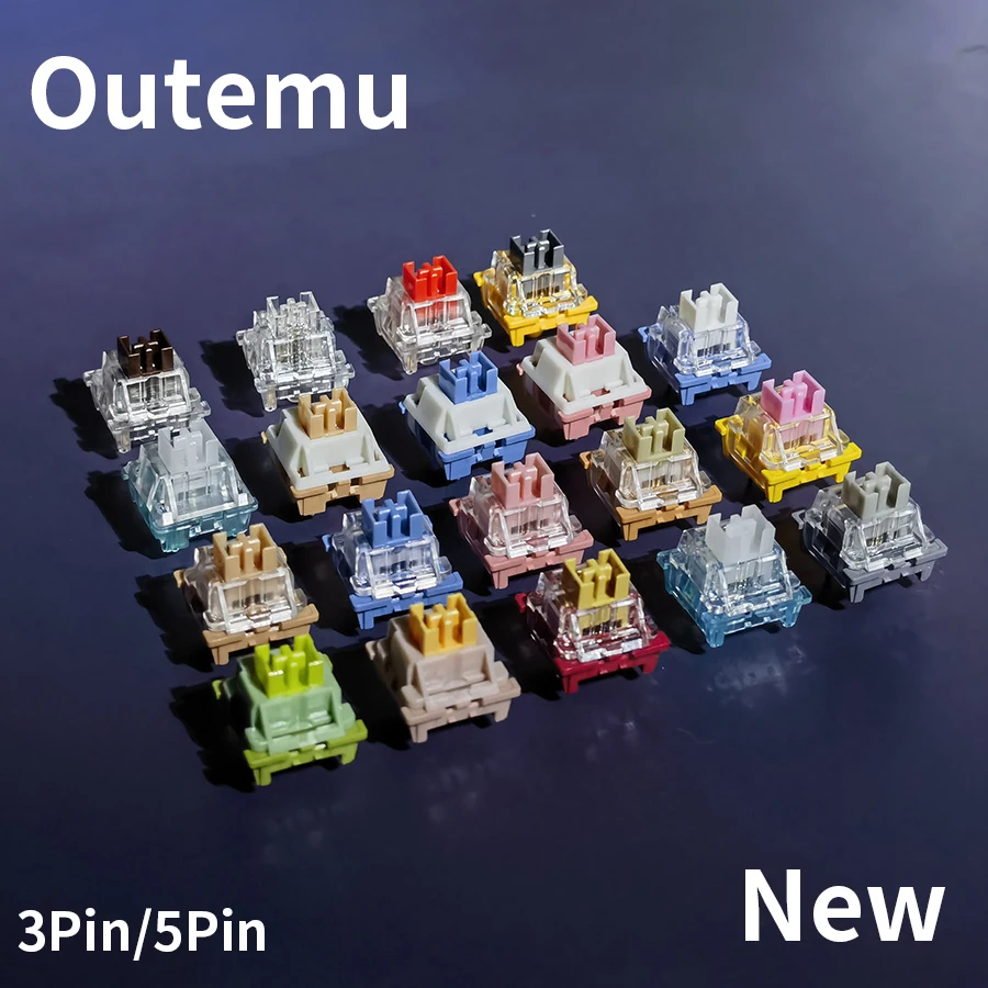 

Outemu Switches Mechanical Keyboard Switch 3Pin Silent Clicky Linear Tactile Similar Holy Panda Switch Lube RGB Gaming MX Switch