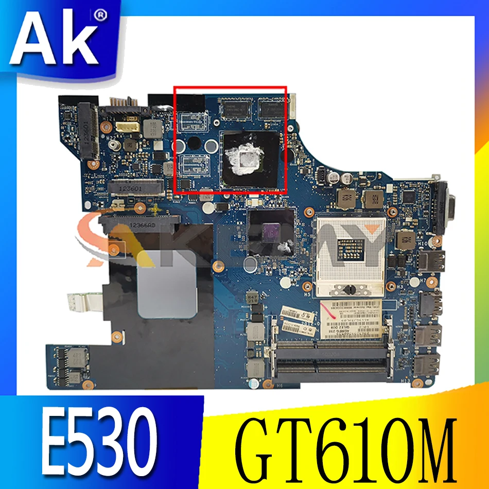 

Материнская плата Akemy QILE2 LA-8133P для ноутбука Lenovo ThinkPad E530 E530C, материнская плата PGA989 HM77 GT610M DDR3 100%, протестированная работа