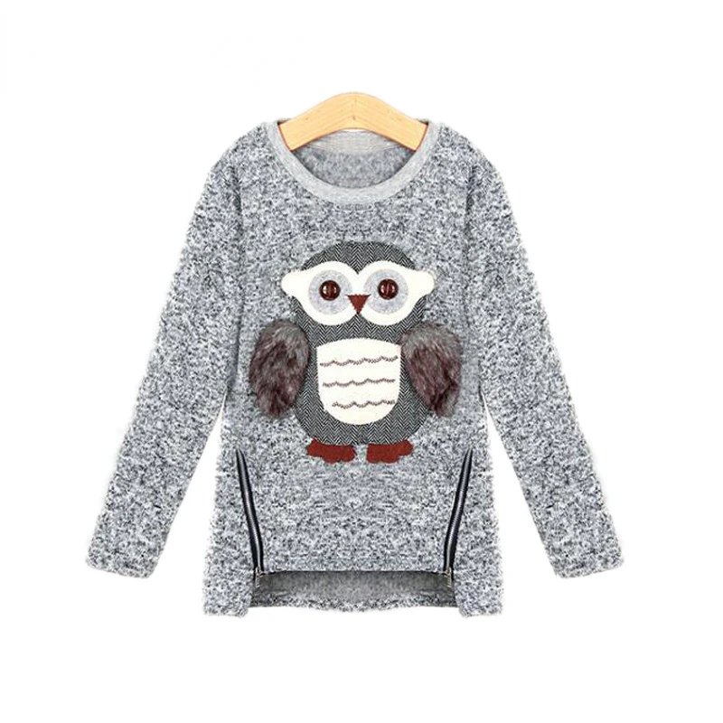 

12-16Years Children Teenage Girls Sweaters Children Owl Girls Tops Children Outfits Monsoon Kids Sweaters Girl Clothing On Sale